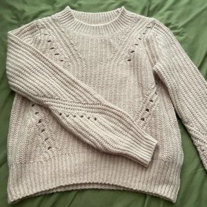 light pink gap sweater
